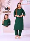 Rukhmani Vol 2 By Pt Vertical Plan Wholesale Kurti Wth Bottom Suppliers In Mumbai
